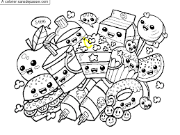 De superbes coloriages à imprimer gratuitement ! Dessin A Imprimer Et A Colorier Kawaii