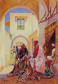The Carpet Seller Hali Painting Oil Painting Oil Painting Reproductions