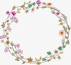 Colorful Simplicity Flower Vine Circle Border Texture Flower Clipart Vine Clipart Circle Clipart Png Transparent Clipart Image And Psd File For Free Download Flower Vine Tattoos Flower Circle Vine Drawing