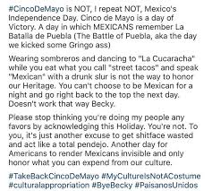 Mayra Garcia Psa Cultural Appropriation Remember Day Cinco De Mayo