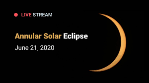 On parle d'une éclipse annulaire. Suivez En Direct L Eclipse Annulaire Du 21 Juin 2020 Sciences Et Avenir