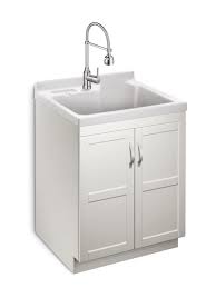 This glacier bay utility sink and storage cabinet is a stylish and compact solution for any laundry room. Laundry Room Bath The Home Depot Canada