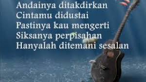 Lagunya yang easy listening serta liriknya yang mudah dihafal memiliki daya tarik tersendiri di hati masyarakat indonesia. 20 Daftar Lagu Malaysia Populer Sepanjang Masa Ada Search Iklim Hingga Slam Tribun Sumsel