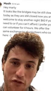 I’m still stuck in regional NSW at my Airbnb. #NSWfloods