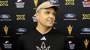 DC Brian Ward following ASU Wednesday practice (09/04/2024)