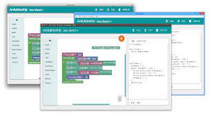 If you are using an online version you will not be able to configure the settings nor load the blocks code into an arduino. Ardublockly Embedded Log