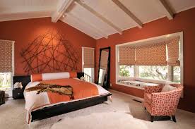 Lush green walls can add freshness to your bedroom while the earthly tone of beige can keep the balance. Burnt Orange Master Bedroom Houzz