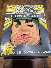 1960's Ben Cooper TV Star Sarge Halloween Costume From Beatle Baily TV Show 