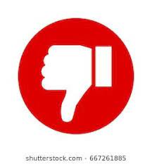 Thumb Down I Don T Like It No Stock Vector Thumbs Down Stock Vector Vector