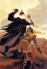 Eowyn And The Witch King Then Eowyn Rose And Drove Her Sword Through Where His Invisible Head Was And The Sword Broke As H Art Fantasy Concept Art Comic Art