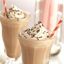 Super Simple Chocolate Milkshake Smucker S Chocolate Milkshake Milkshake Flavours Milkshake