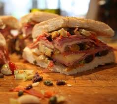 Muffaletta Variation With Ricotta Anchovies And Olive Oil Lidia Lidia S Recipes Muffaletta Sandwich Recipes