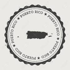 If you live in puerto rico and are traveling internationally, one of the first things that you'll want to do involves renewing your existing united states passport or applying for a new one. Puerto Rico Hipster Round Rubber Stamp With Country Map Vintage Royalty Free Cliparts Vectors And Stock Illustration Image 97382800