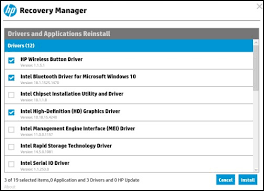 Tired of switching from one printer driver to another? Hp Pcs Using Recovery Manager To Restore Software And Drivers Windows 10 Hp Customer Support