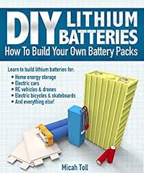 Diy Lithium Batteries How To Build Your Own Battery Packs Ebook Toll Micah Amazon In Kindle Store