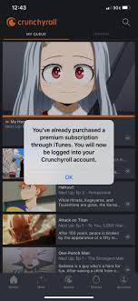 Crunchyroll Keeps On Giving Me This Prompt Every Time I Try To Use My Premium Subscription I Ve Already Logged Into My Account Any Help Crunchyroll For the next haikyuu release whether it's a s3 or movie, they need to release the damn thing in one full segment without weekly airing. crunchyroll keeps on giving me this