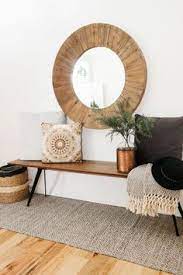 Floral wallpaper, macramé wall decorations, woven basket wall decor, mudcloth wall decor, tapestries, metallic mirrors, carved wood accents, bamboo wall decor, feather decor, crochet dream catchers, and eclectic art. 33 Bohemian Wall Decor Ideas Bohemian Wall Decor Wall Decor Decor