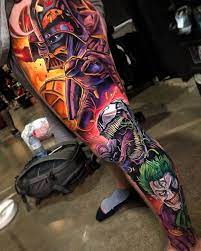 12 5k Likes 130 Comments Tattoos Of Instagram Ink Life On Instagram Crazy Leg Sleeve By Drkturco Marvel Tattoos Marvel Tattoo Sleeve Leg Sleeve Tattoo