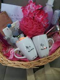 Pin By Cc On Gifts Bridal Shower Gift Baskets Wedding Shower Gifts Basket Diy Wedding Gifts