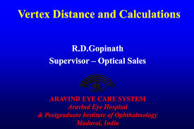 Vertex Distance And Calculations