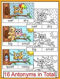 Antonyms Game Tiles Posters And Flash Cards Owl Theme Literacy Center Owl Theme Flashcards Antonyms