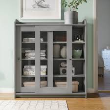 Ikea knoxhult series kitchen cabinets furniture home decor others. Hauga Glass Door Cabinet Gray 413 8x455 8 105x116 Cm Ikea In 2021 Glass Cabinet Doors Sliding Cabinet Doors Ikea