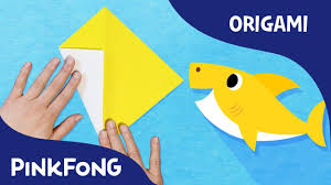 Baby Shark Animal Song With Origami Pinkfong Origami Pinkfong Songs For Children Baby Shark Song Shark Theme Birthday Shark Themed Birthday Party