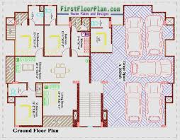 Plans like this are perfect for four people or for a small family. 2 Unit Apartment Building Floor Plan Designs With Dimensions 80 X 75 First Floor Plan House Plans And Designs