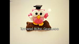 Buhos graduados en una rama. Como Hacer Buho Miniatura Making Owl Miniature By Miriam Vargas Art