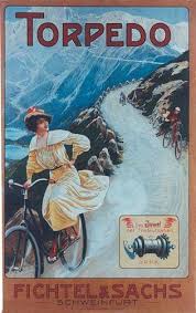 Fruhe F S Torpedo Nabe Werbung Fahrrad Jugendstil Werbung