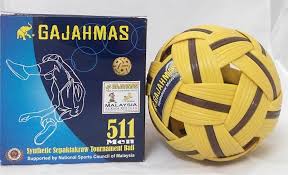 Sarana sepak takraw adalah bola yang terbuat dari bahan rotan. Sulaiman Others