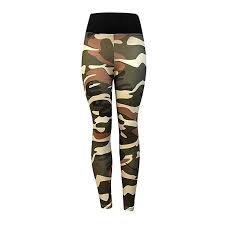 Camouflage Skinny Yoga Pants Womens Ultra Soft Leggings Power Flex Workout Running Leggings Pants By E Scenery