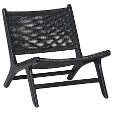 Dovetail Emo Chair Black Chairs Living Room Furniture Candelabra Inc Low Chair Boho Chair Swivel Dining Chairs