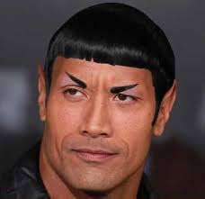 Regarded as one of the greatest professional wrestlers of all time, he wrestled for the world wrestling federation (wwf, now known as wwe) for eight years prior to pursuing an acting career. The Rock As Spock Dwayne The Rock Johnson Know Your Meme