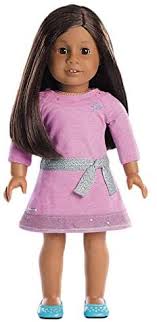 Brown eyes eyeball eye face anime girl female lashes brown hair. American Girl Truly Me Doll Dark Skin Brown Hair Brown Eyes Lilac Dress Dn31 Buy Online At Best Price In Uae Amazon Ae