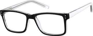 Black Rectangle Glasses 125821 Zenni Optical Eyeglasses Glasses Eyeglasses Zenni