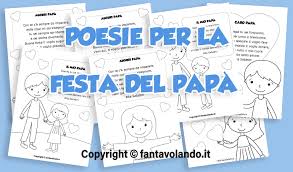 I nostri disegni sono l'ideale per realizzare cartoncini regalo o piccoli lavoretti creativi, in occasione della festa del papà. Poesie Per La Festa Del Papa Fantavolando