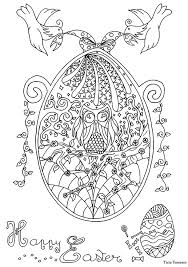 Coloring page with the traditional paschal greeting on it. Easter Coloring Books Adultcoloringbookz