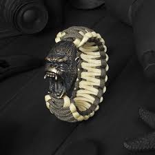 Unique Gorilla Bracelet More On The Gatura Etsy Com Worldwide Shipping Bear Wildanimals Wild Gorilla Monkey Paracord Bracelets Paracord Beads Paracord