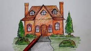 Misalnya gambar mewarnai rumah sederhana atau model rumah adat tapi yang mudah membuatnya maka mewarnainya juga gampang. Cara Menggambar Rumah Kartun Youtube