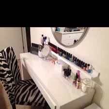 My Vanity Malm Dressing Table From Ikea And Zebra Chair From Stein Mart Malm Dressing Table Vanity Ikea Malm Dressing Table