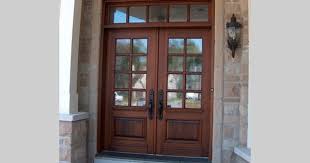 Porte D Entree Double En Bois Wood Entry Door