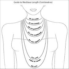 Sizing Help Size Chart Throughout Average Necklace Length