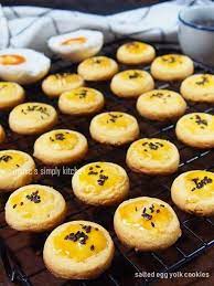 Salted Egg Yolk Cookies Resep Makanan Resep Biskuit Resep