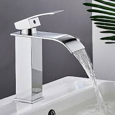 Chrome Bathroom Sink Faucet Vanity