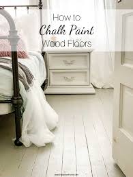 How I Chalk Painted Wood Floors Hallstrom Home Painted Wood Floors Painted Hardwood Floors Wood Floors