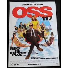 Rio ne répond plus (2009) avaient été réalisés par michel hazanavicius. Oss 117 Rio Ne Repond Plus French Movie Poster 15x21 2009 Michel Hazanavicius Jean Dujardn