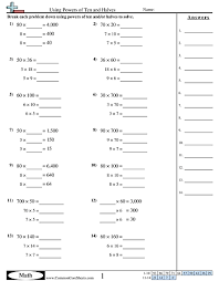 Our multiplication worksheets for math grades 1 to 6 cover: Multiplication Worksheets Free Distance Learning Worksheets And More Commoncoresheets