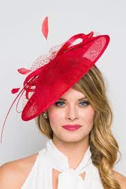 Wendy Fascinator Red Red Fascinator Fascinator Hats Elegant Hats