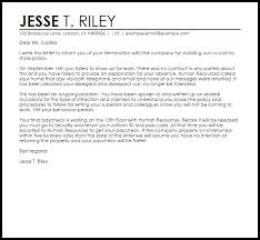 Create, print and download your free notice of termination for immediate use by answering a few easy questions. No Call No Show Termination Letter Example Letter Samples Templates